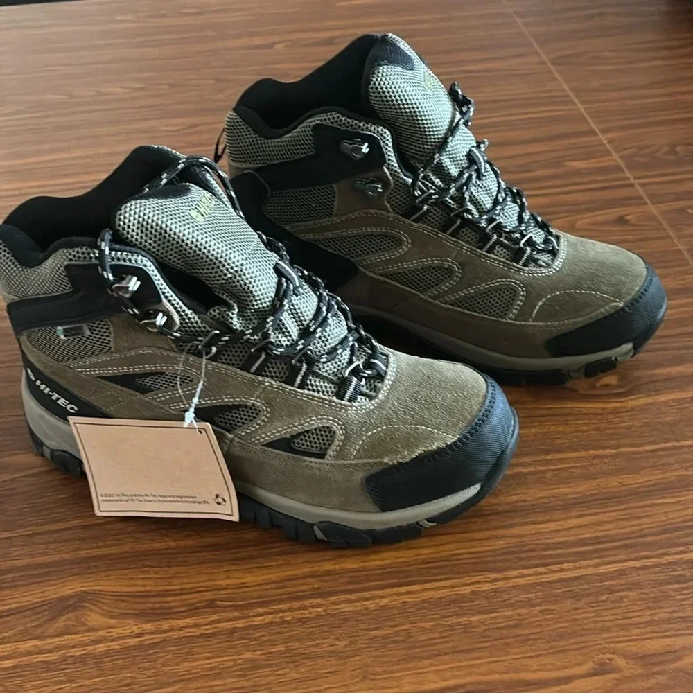 Hi Tech Men's Mid WP Yosemite Brown Lace Up Hiking Boot NWT Size 71/2